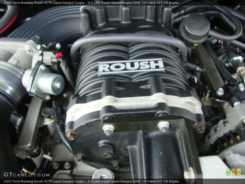 4.6 Liter Roush Supercharged SOHC 24-Valve VVT V8 Engine for the 2007 Ford Mustang #52181131