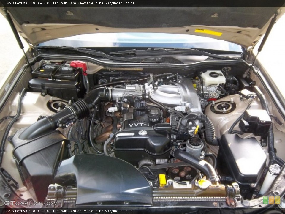 3.0 Liter Twin Cam 24-Valve Inline 6 Cylinder Engine for the 1998 Lexus GS #52182643