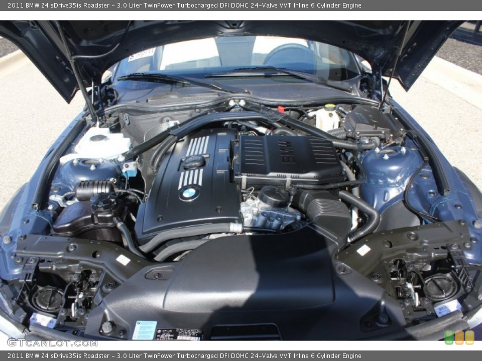 3.0 Liter TwinPower Turbocharged DFI DOHC 24-Valve VVT Inline 6 Cylinder Engine for the 2011 BMW Z4 #52183033