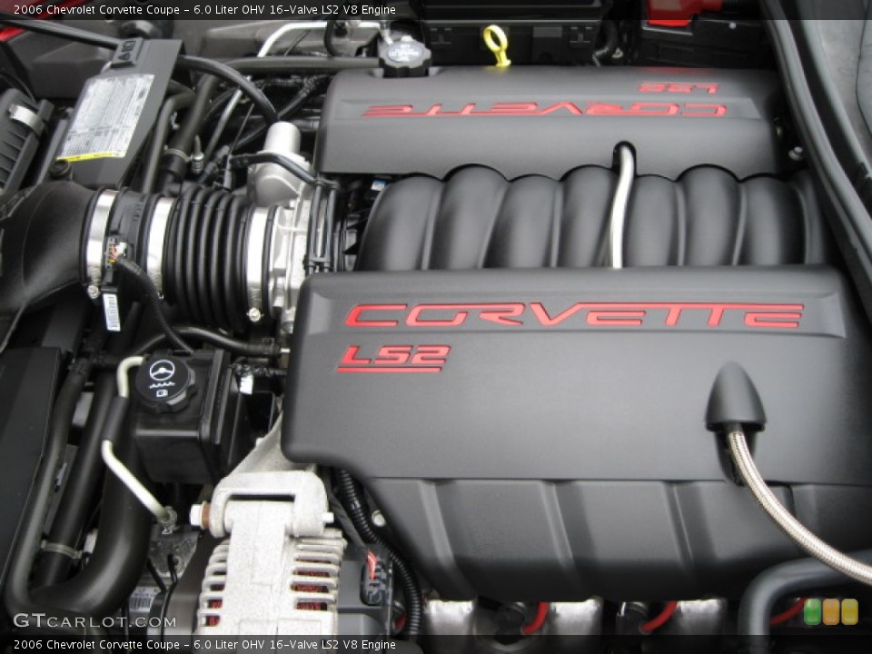 6.0 Liter OHV 16-Valve LS2 V8 Engine for the 2006 Chevrolet Corvette #52186795