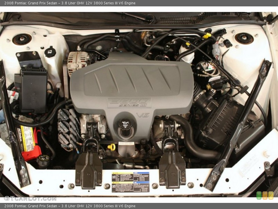 3.8 Liter OHV 12V 3800 Series III V6 Engine for the 2008 Pontiac Grand Prix #52190848