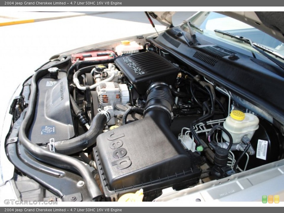 4.7 Liter SOHC 16V V8 Engine for the 2004 Jeep Grand Cherokee #52194793