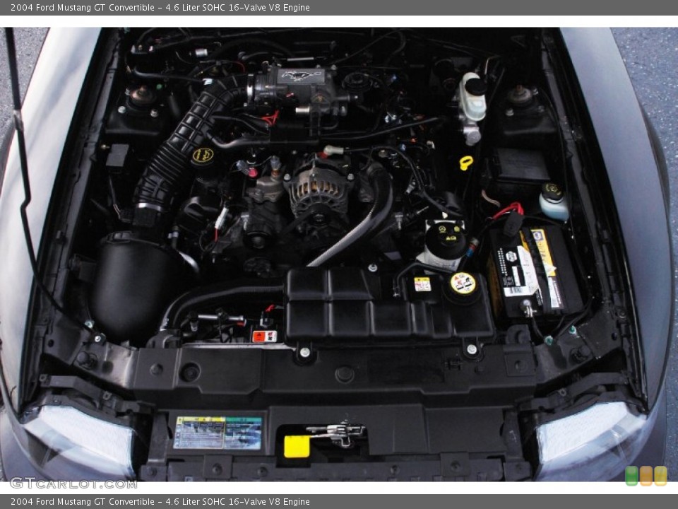 4.6 Liter SOHC 16-Valve V8 Engine for the 2004 Ford Mustang #52198576