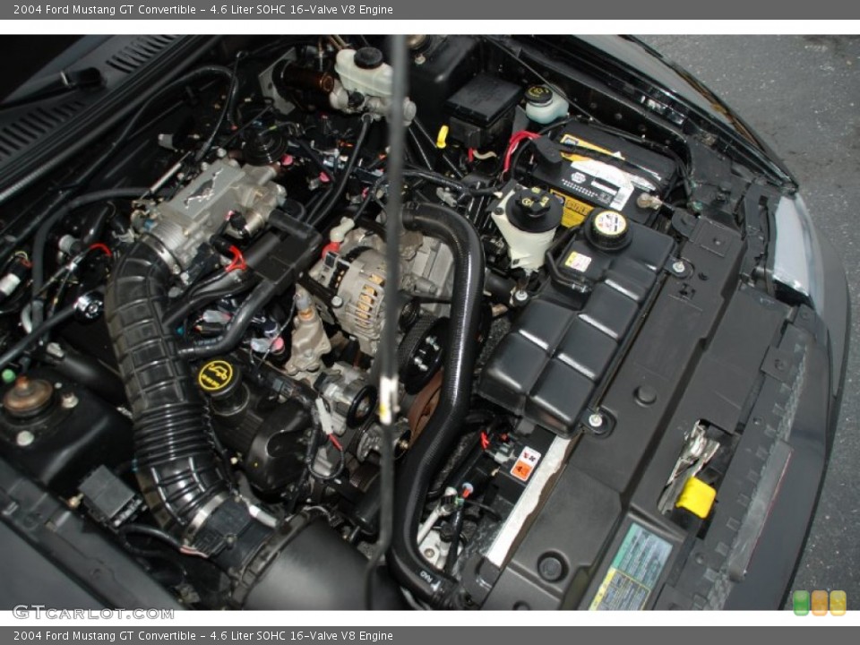 4.6 Liter SOHC 16-Valve V8 Engine for the 2004 Ford Mustang #52198582