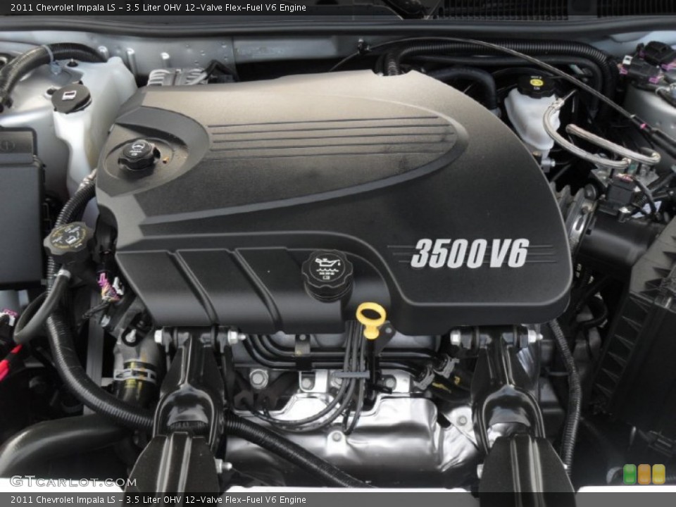3.5 Liter OHV 12-Valve Flex-Fuel V6 Engine for the 2011 Chevrolet Impala #52198639