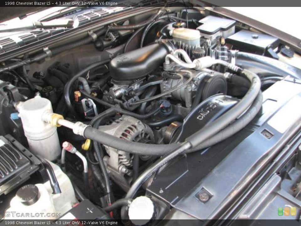 4.3 Liter OHV 12-Valve V6 Engine for the 1998 Chevrolet Blazer #52202305