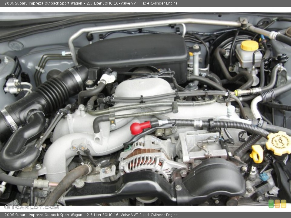 2.5 Liter SOHC 16-Valve VVT Flat 4 Cylinder Engine for the 2006 Subaru Impreza #52208359