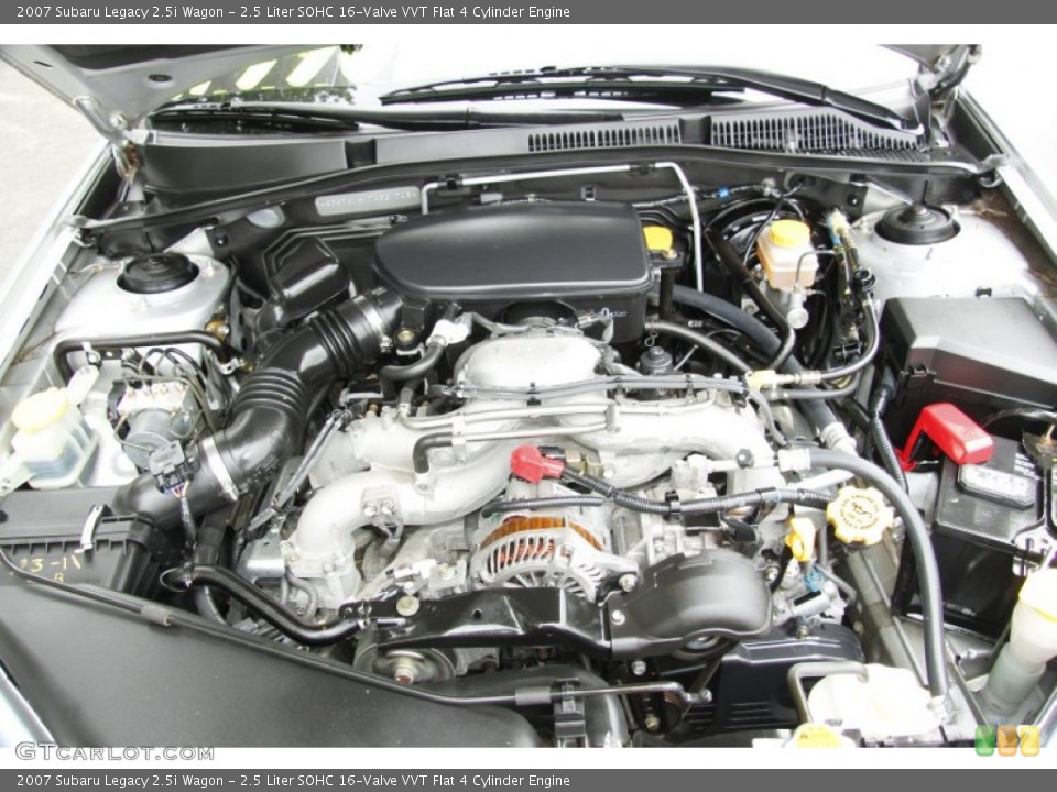 2.5 Liter SOHC 16-Valve VVT Flat 4 Cylinder Engine for the 2007 Subaru Legacy #52208731