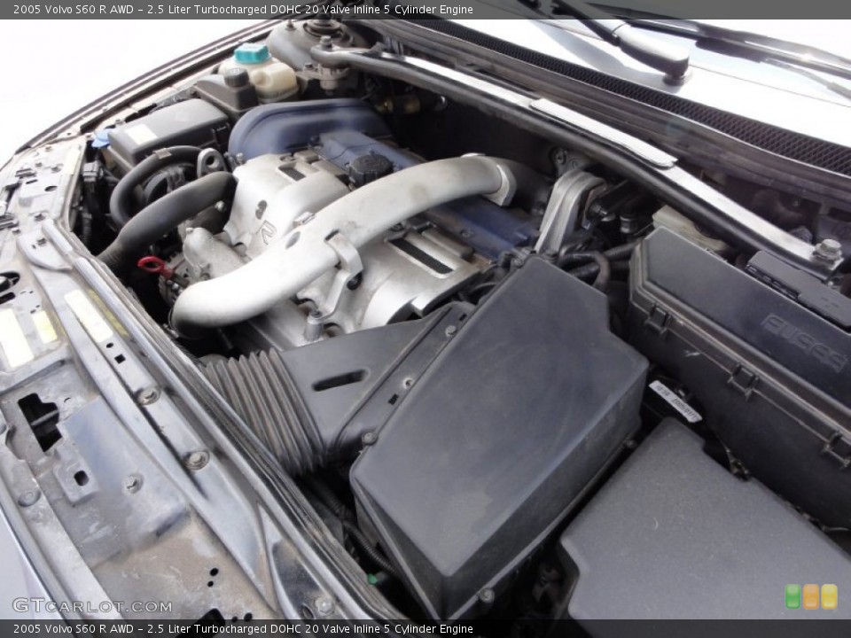 2.5 Liter Turbocharged DOHC 20 Valve Inline 5 Cylinder Engine for the 2005 Volvo S60 #52217908