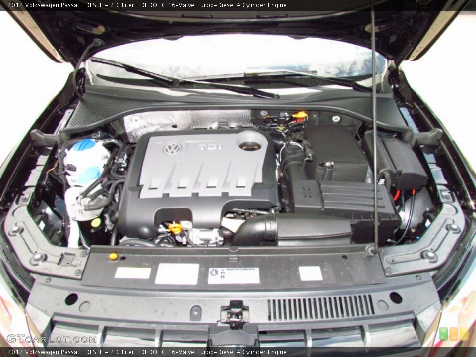 2.0 Liter TDI DOHC 16-Valve Turbo-Diesel 4 Cylinder Engine for the 2012 Volkswagen Passat #52220704