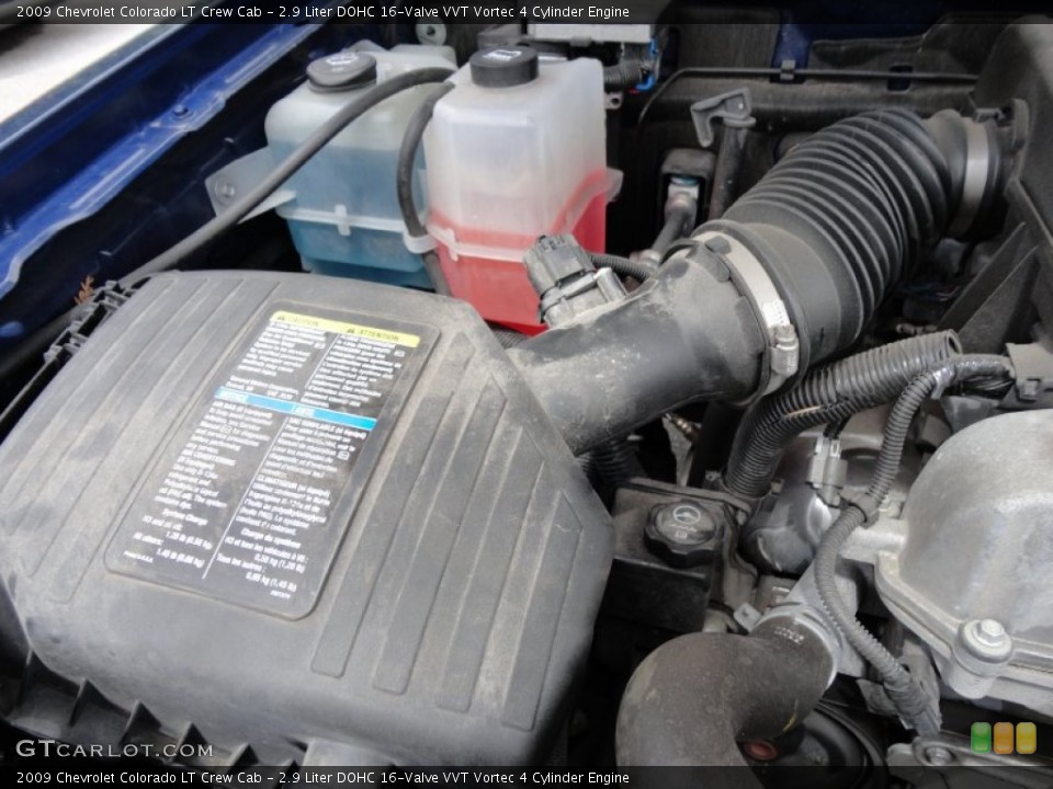 2.9 Liter DOHC 16-Valve VVT Vortec 4 Cylinder Engine for the 2009 Chevrolet Colorado #52223266