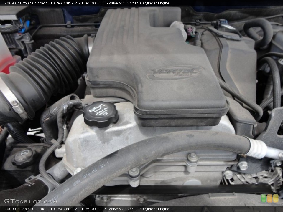 2.9 Liter DOHC 16-Valve VVT Vortec 4 Cylinder Engine for the 2009 Chevrolet Colorado #52223281