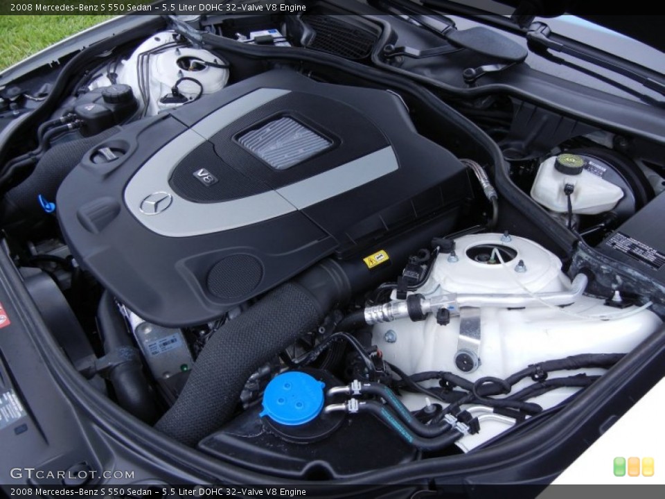 5.5 Liter DOHC 32-Valve V8 Engine for the 2008 Mercedes-Benz S #52225105