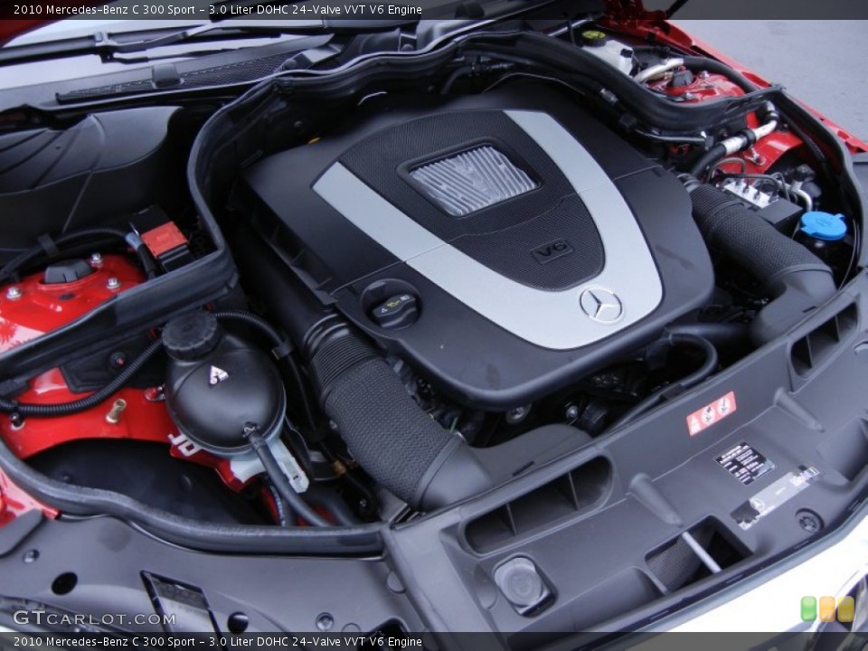 3.0 Liter DOHC 24-Valve VVT V6 Engine for the 2010 Mercedes-Benz C #52225513