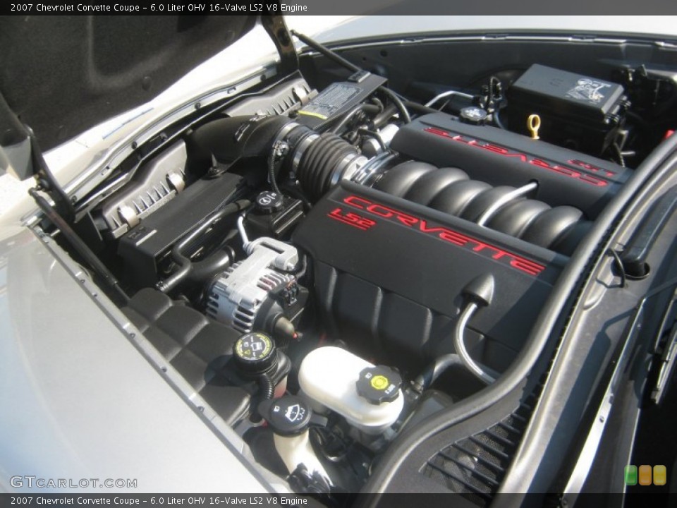 6.0 Liter OHV 16-Valve LS2 V8 Engine for the 2007 Chevrolet Corvette #52230577