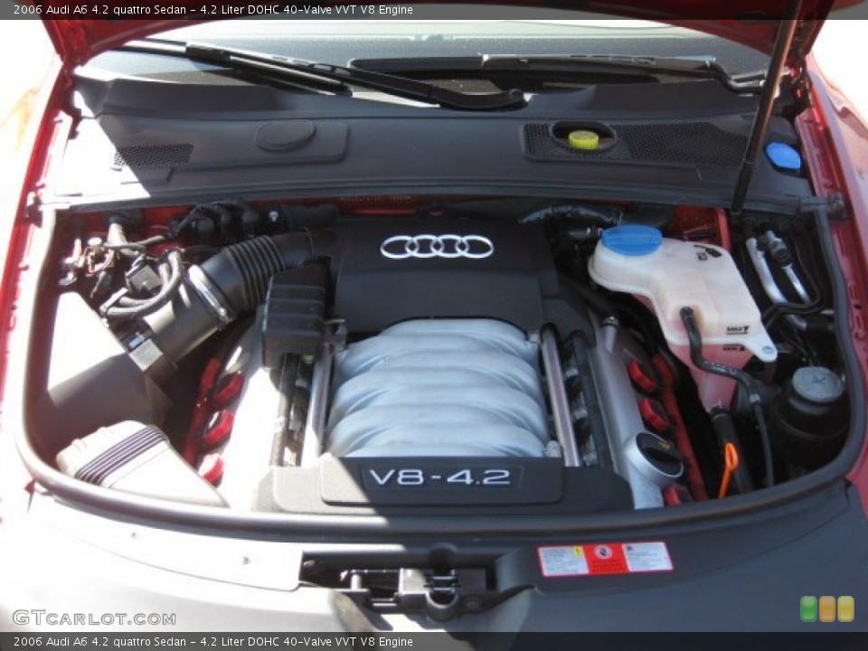 4.2 Liter DOHC 40-Valve VVT V8 Engine for the 2006 Audi A6 #52232674