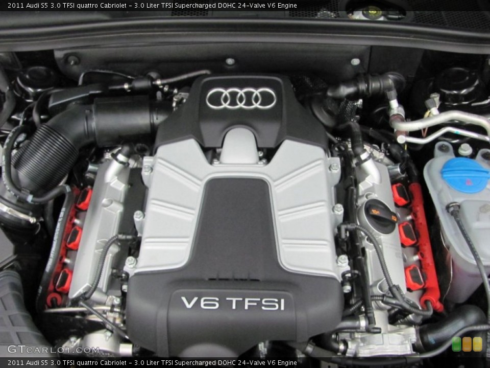 3.0 Liter TFSI Supercharged DOHC 24-Valve V6 Engine for the 2011 Audi S5 #52233028
