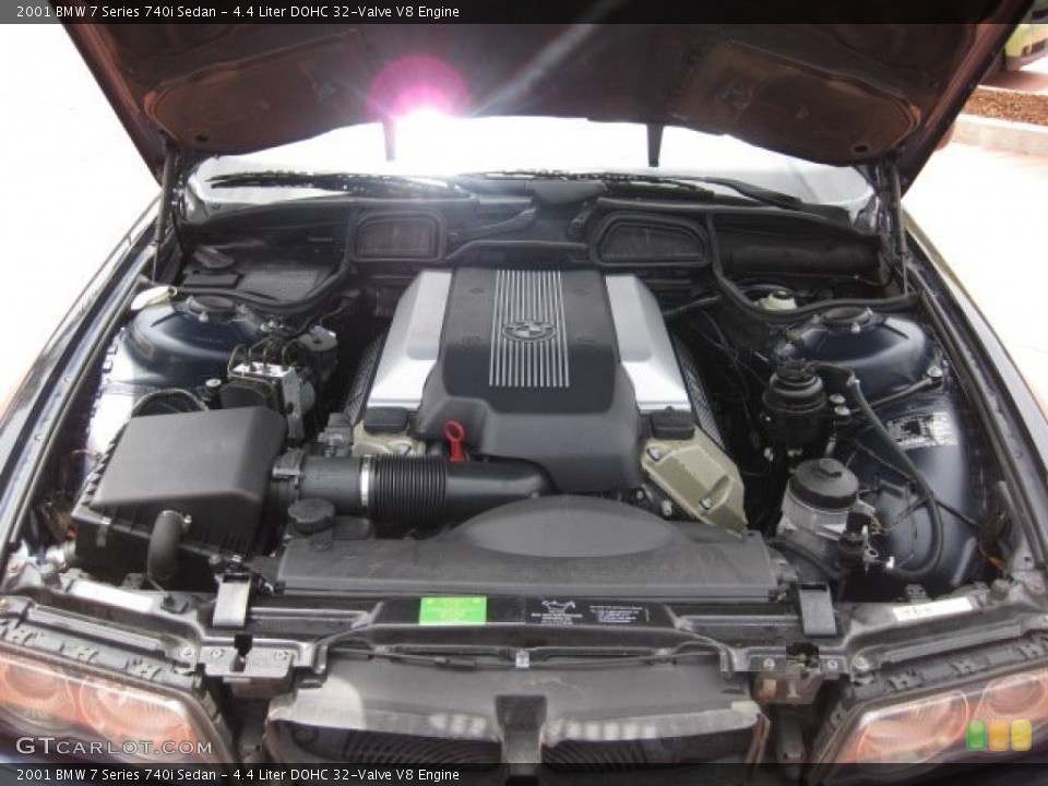 4.4 Liter DOHC 32-Valve V8 Engine for the 2001 BMW 7 Series #52233427