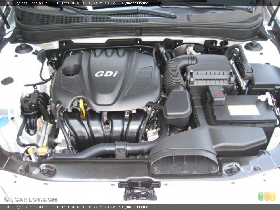 2.4 Liter GDI DOHC 16-Valve D-CVVT 4 Cylinder Engine for the 2012 Hyundai Sonata #52235479