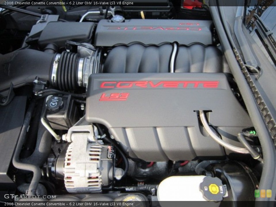 6.2 Liter OHV 16-Valve LS3 V8 Engine for the 2008 Chevrolet Corvette #52237891