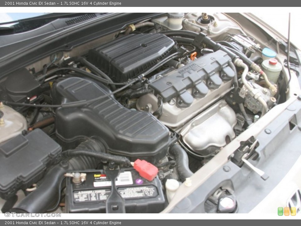 1.7L SOHC 16V 4 Cylinder Engine for the 2001 Honda Civic #52237975