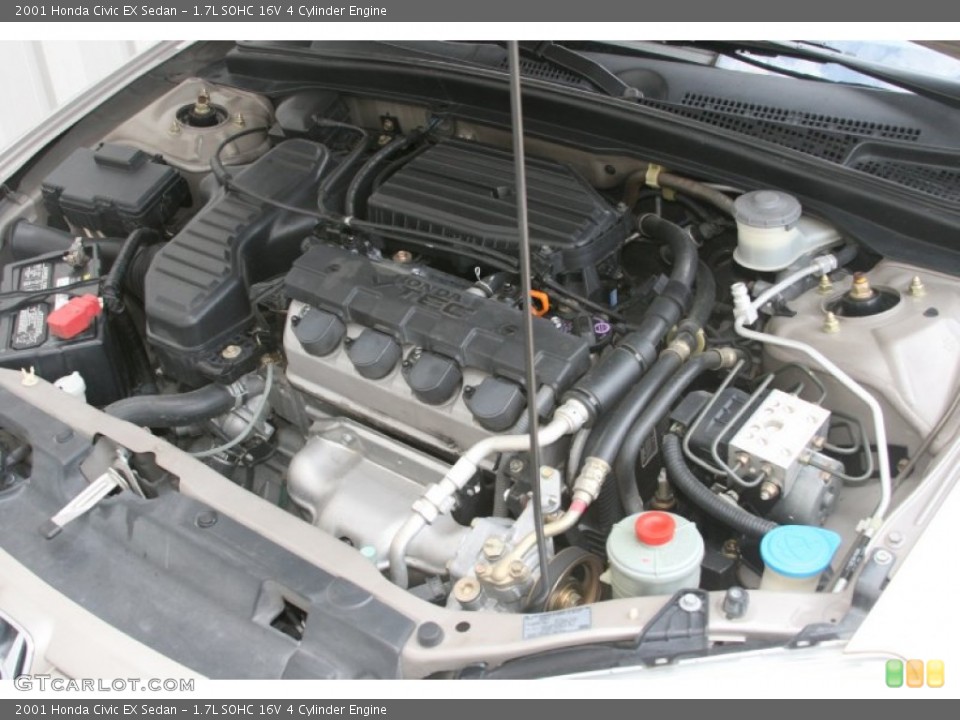 1.7L SOHC 16V 4 Cylinder Engine for the 2001 Honda Civic #52237993