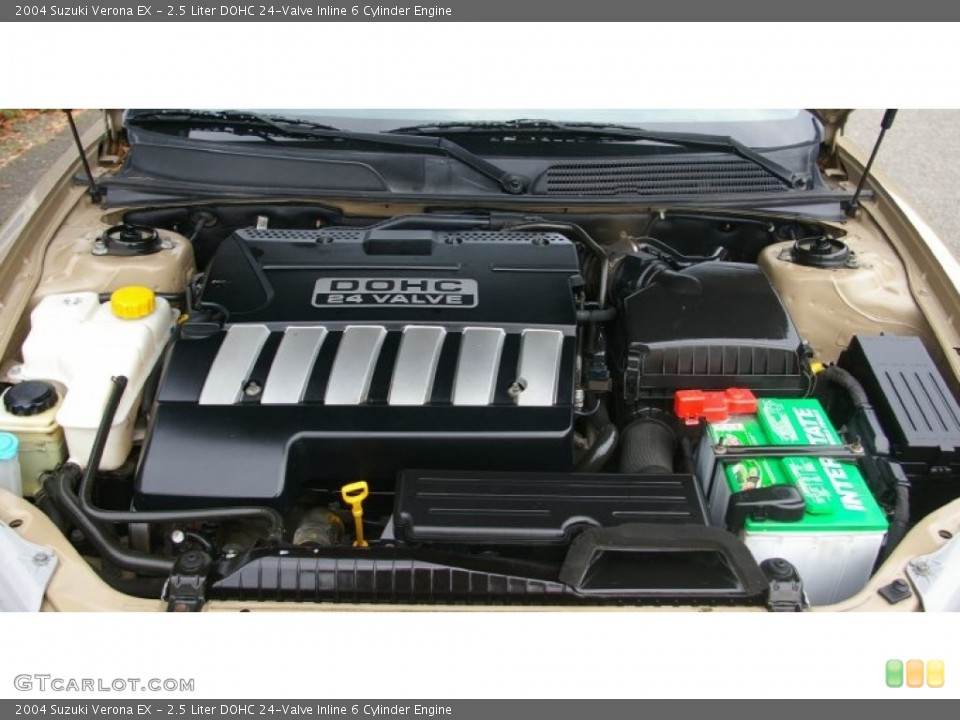 2.5 Liter DOHC 24-Valve Inline 6 Cylinder Engine for the 2004 Suzuki Verona #52238767