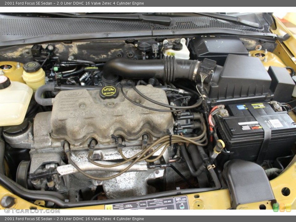 2.0 Liter DOHC 16 Valve Zetec 4 Cylinder Engine for the 2001 Ford Focus #52240618