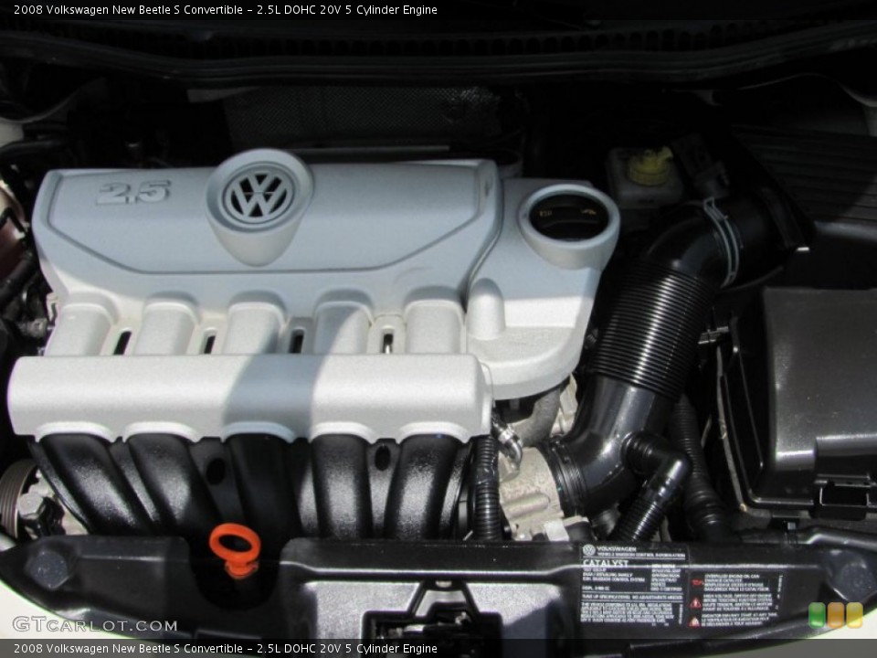 2.5L DOHC 20V 5 Cylinder Engine for the 2008 Volkswagen New Beetle #52241257