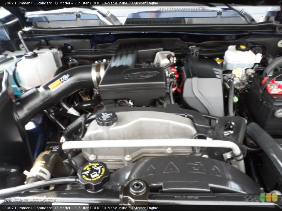 3.7 Liter DOHC 20-Valve Inline 5 Cylinder Engine for the 2007 Hummer H3 #52245265