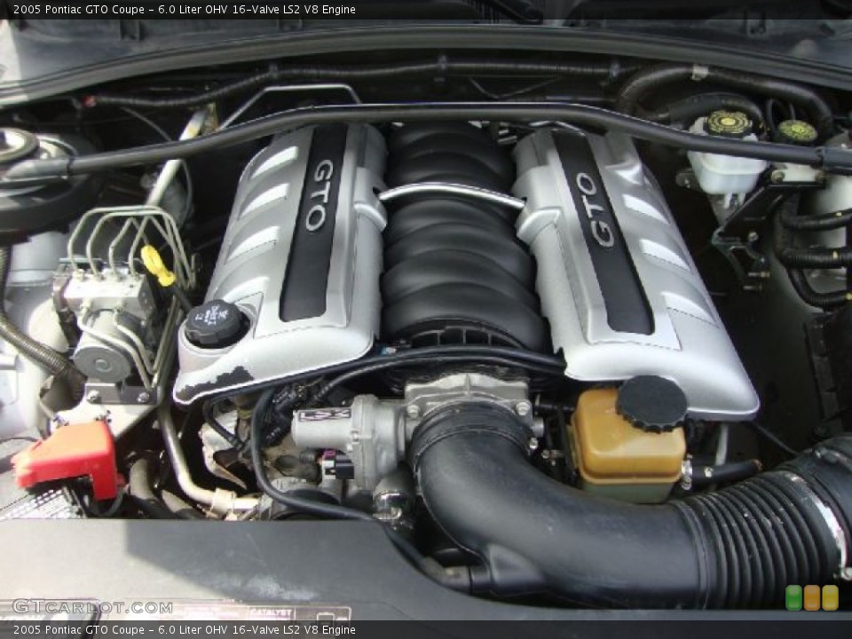 6.0 Liter OHV 16-Valve LS2 V8 Engine for the 2005 Pontiac GTO #52250287