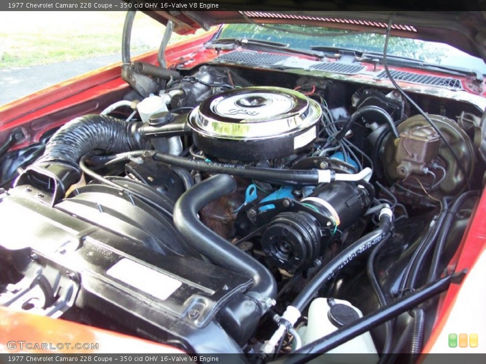 350 cid OHV 16-Valve V8 Engine for the 1977 Chevrolet Camaro #52251811