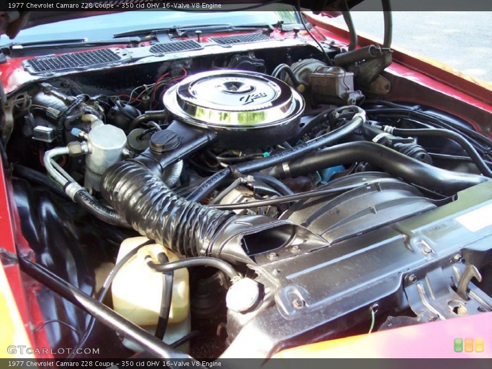 350 cid OHV 16-Valve V8 Engine for the 1977 Chevrolet Camaro #52251823