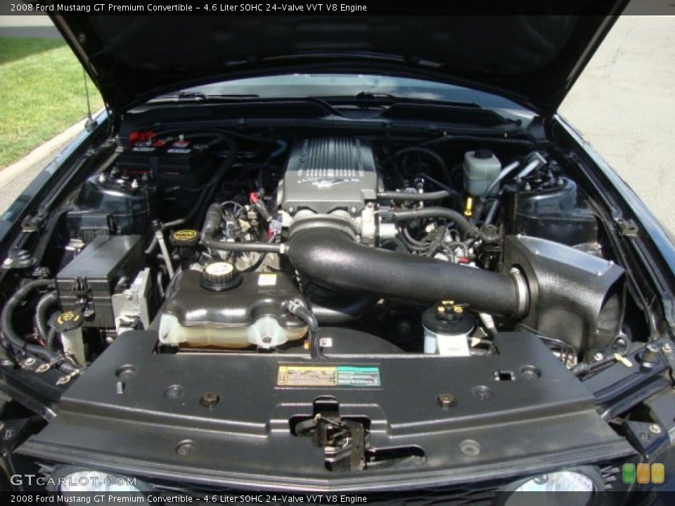 4.6 Liter SOHC 24-Valve VVT V8 Engine for the 2008 Ford Mustang #52252549