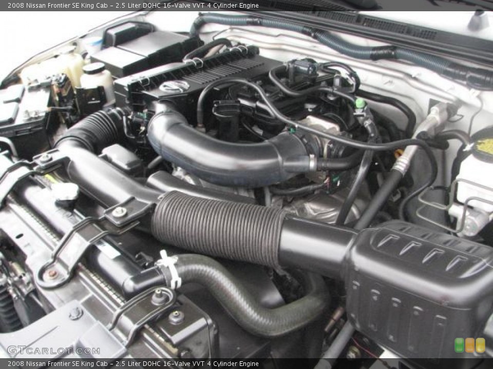2.5 Liter DOHC 16-Valve VVT 4 Cylinder 2008 Nissan Frontier Engine