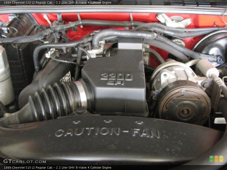 2.2 Liter OHV 8-Valve 4 Cylinder Engine for the 1999 Chevrolet S10 #52258120
