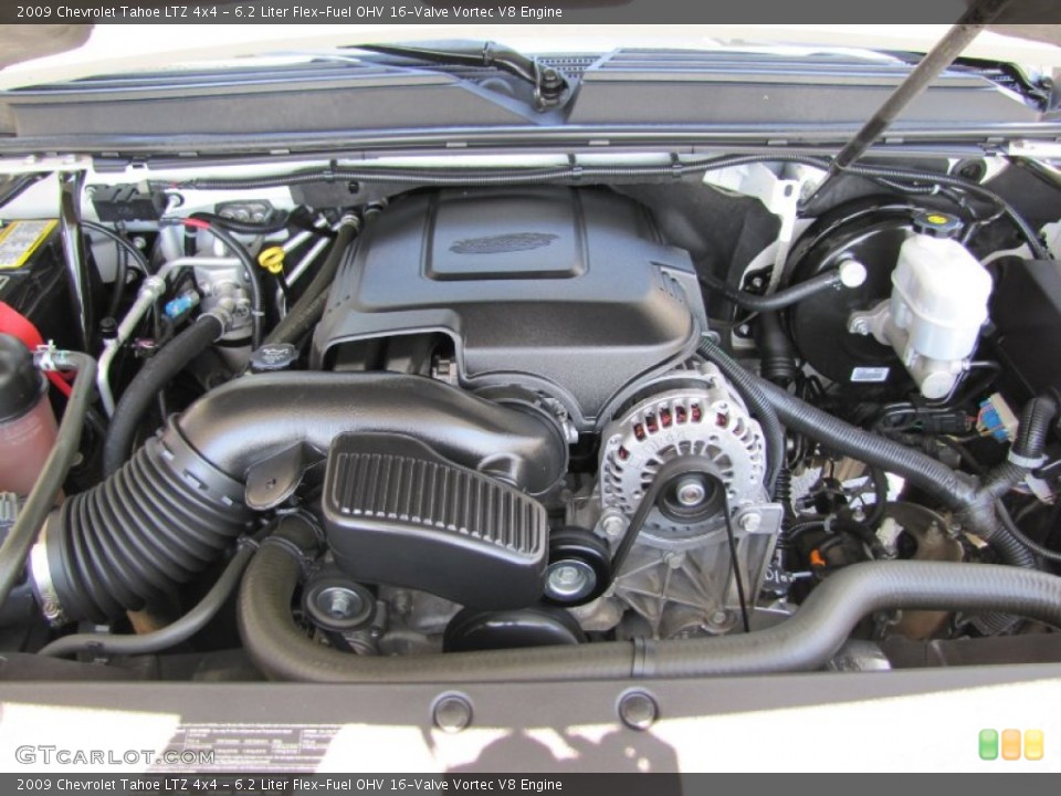 6.2 Liter Flex-Fuel OHV 16-Valve Vortec V8 Engine for the 2009 Chevrolet Tahoe #52267531