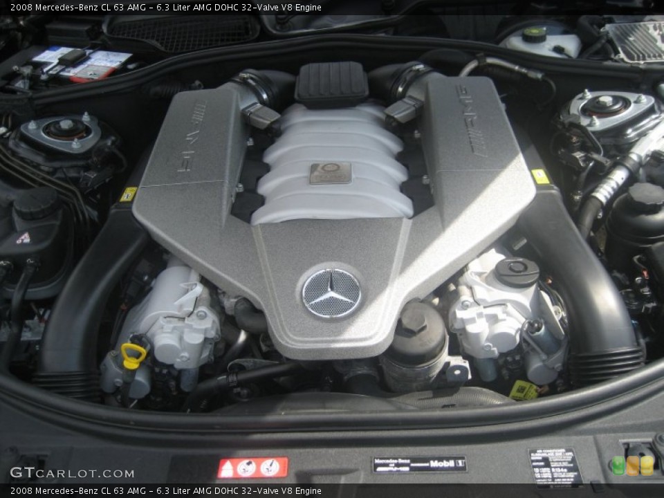 6.3 Liter AMG DOHC 32-Valve V8 Engine for the 2008 Mercedes-Benz CL #52280924