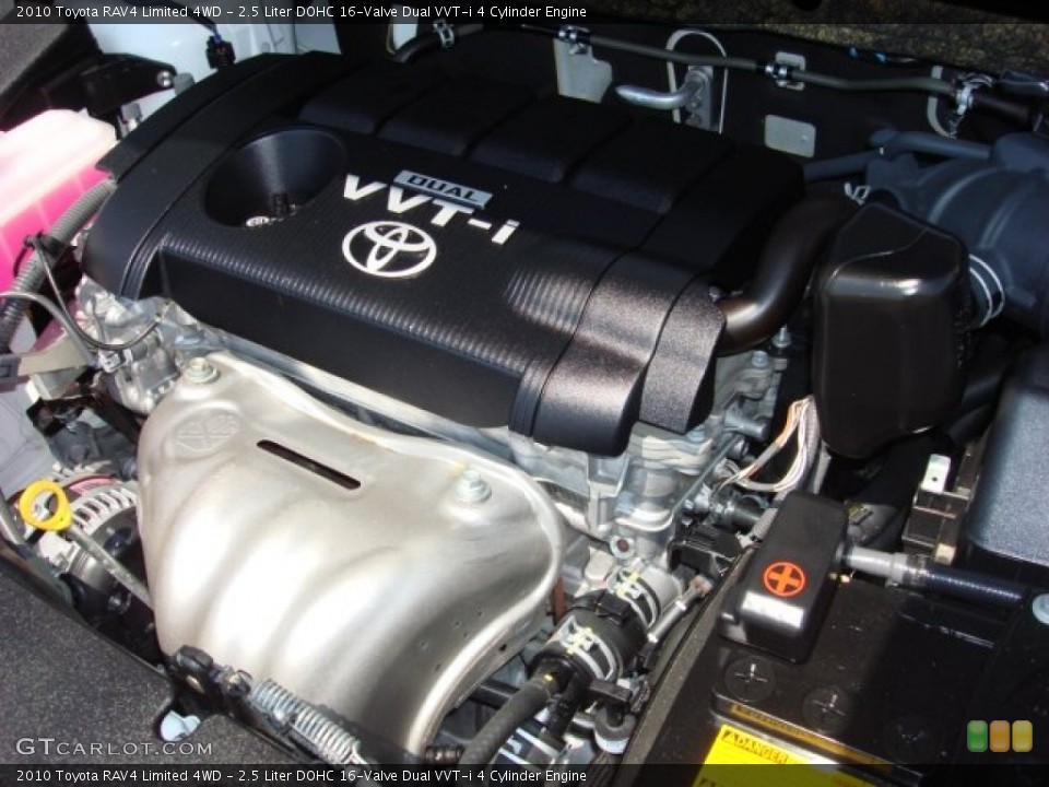 2.5 Liter DOHC 16-Valve Dual VVT-i 4 Cylinder Engine for the 2010 Toyota RAV4 #52284638