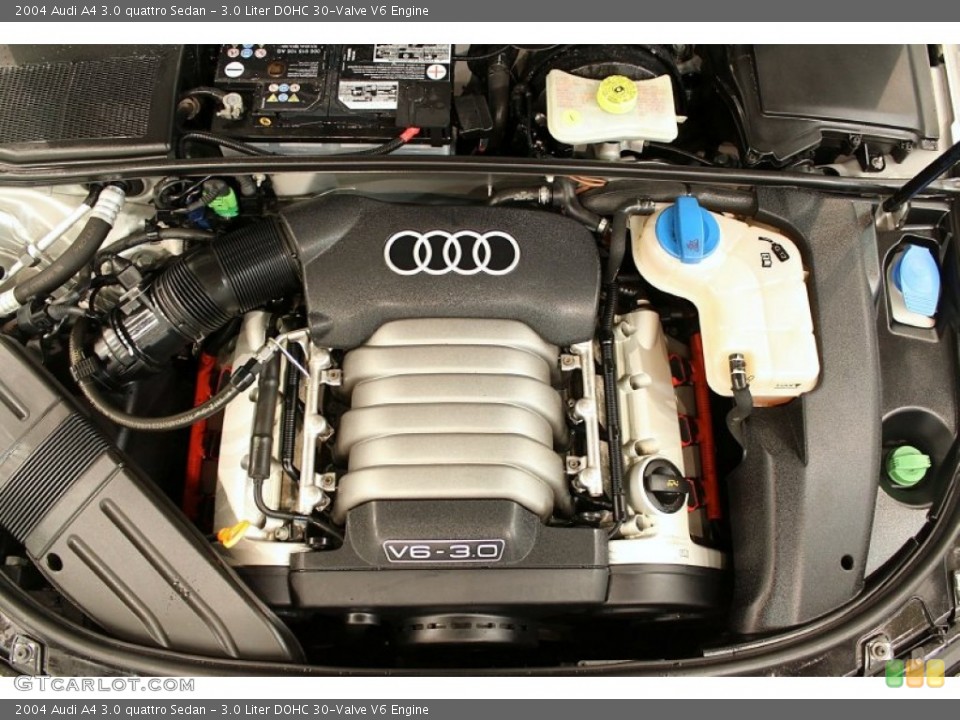 3.0 Liter DOHC 30-Valve V6 Engine for the 2004 Audi A4 #52284653
