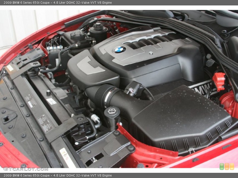 4.8 Liter DOHC 32-Valve VVT V8 Engine for the 2009 BMW 6 Series #52298483
