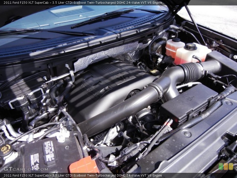 3.5 Liter GTDI EcoBoost Twin-Turbocharged DOHC 24-Valve VVT V6 Engine for the 2011 Ford F150 #52299287