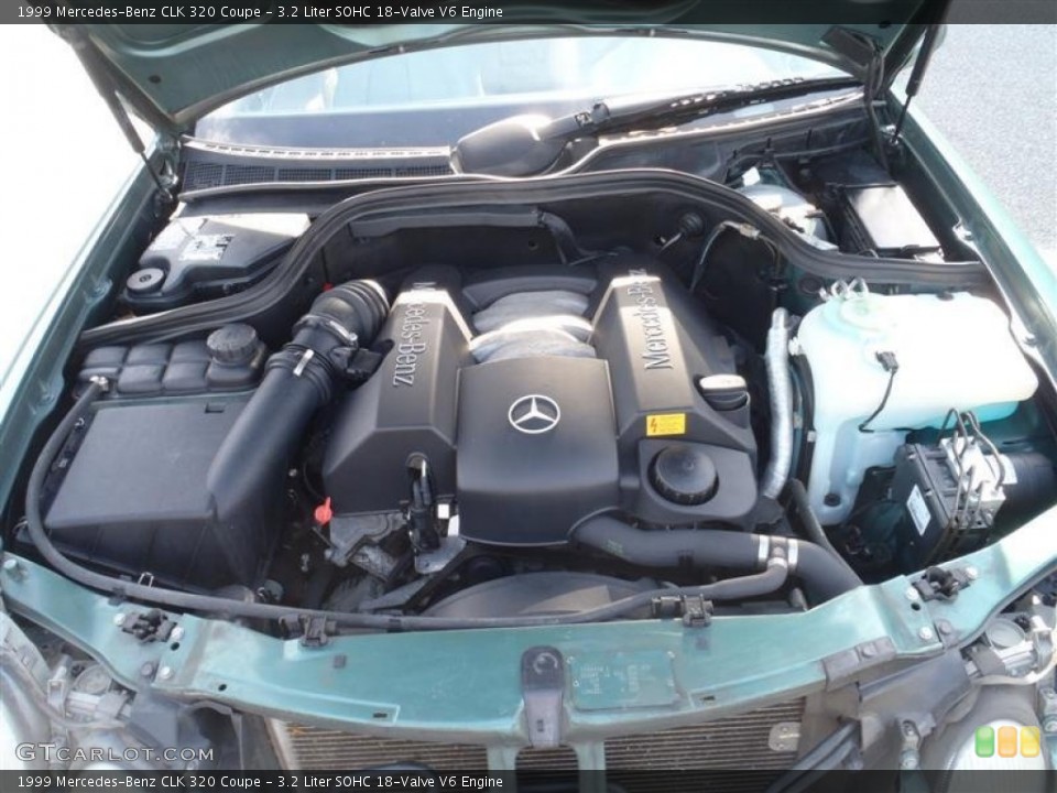 3.2 Liter SOHC 18-Valve V6 Engine for the 1999 Mercedes-Benz CLK #52302380