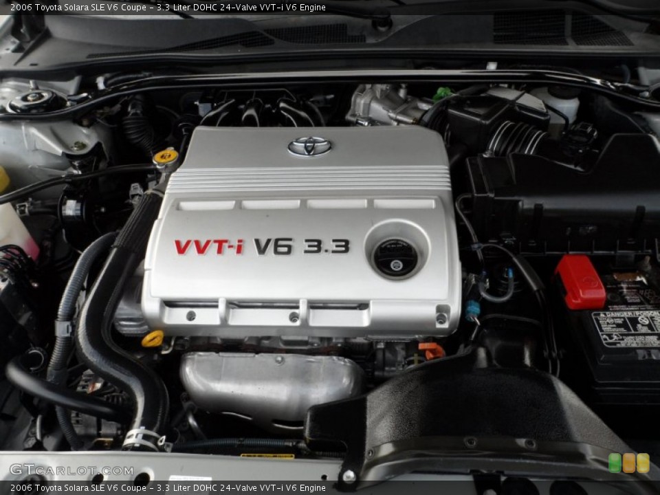 3.3 Liter DOHC 24-Valve VVT-i V6 Engine for the 2006 Toyota Solara #52313034