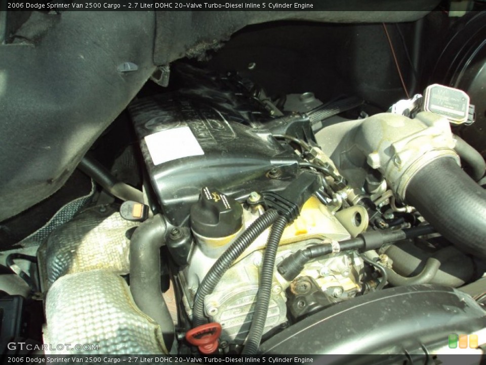 2.7 Liter DOHC 20-Valve Turbo-Diesel Inline 5 Cylinder Engine for the 2006 Dodge Sprinter Van #52313928