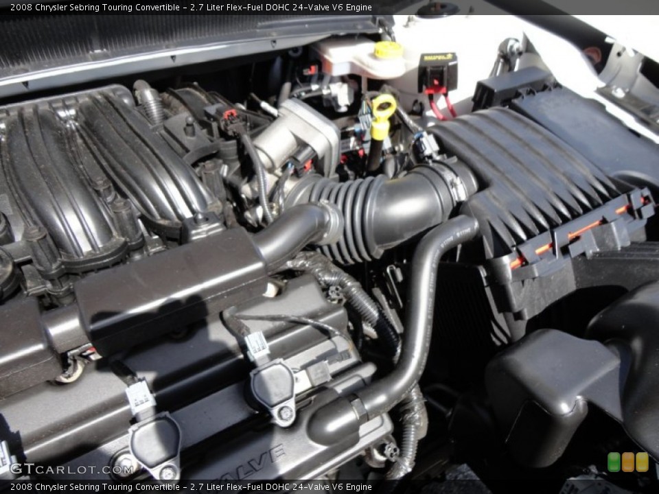 2.7 Liter Flex-Fuel DOHC 24-Valve V6 Engine for the 2008 Chrysler Sebring #52315299