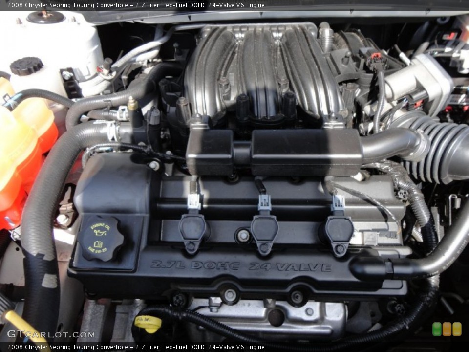 2.7 Liter Flex-Fuel DOHC 24-Valve V6 Engine for the 2008 Chrysler Sebring #52315332