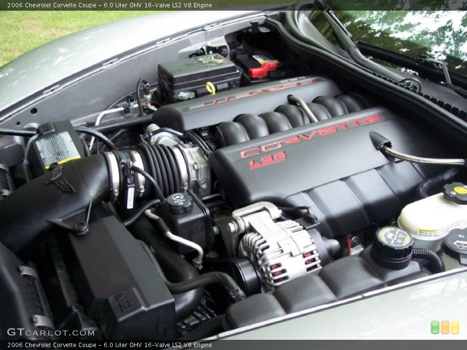 6.0 Liter OHV 16-Valve LS2 V8 Engine for the 2006 Chevrolet Corvette #52326918