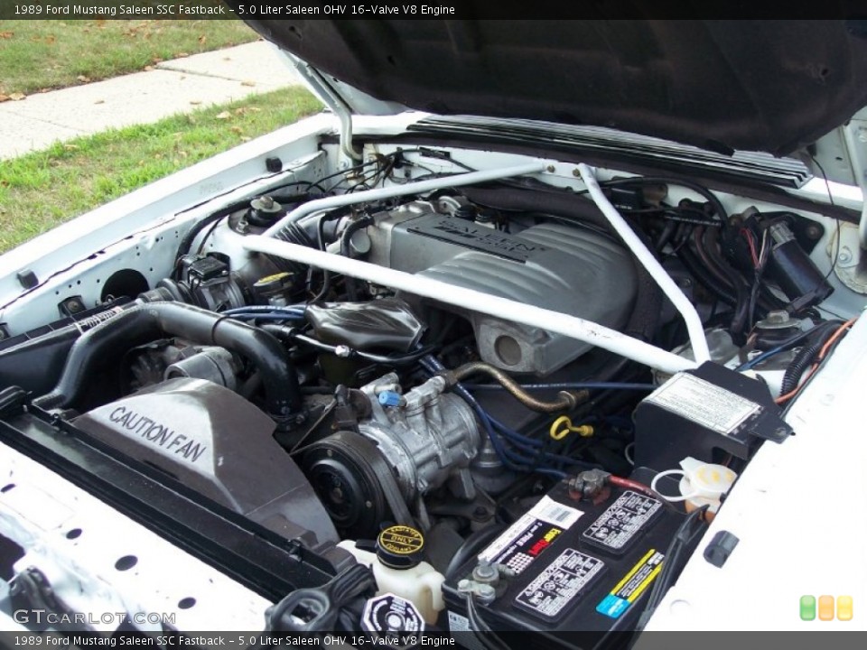 5.0 Liter Saleen OHV 16-Valve V8 Engine for the 1989 Ford Mustang #52329333