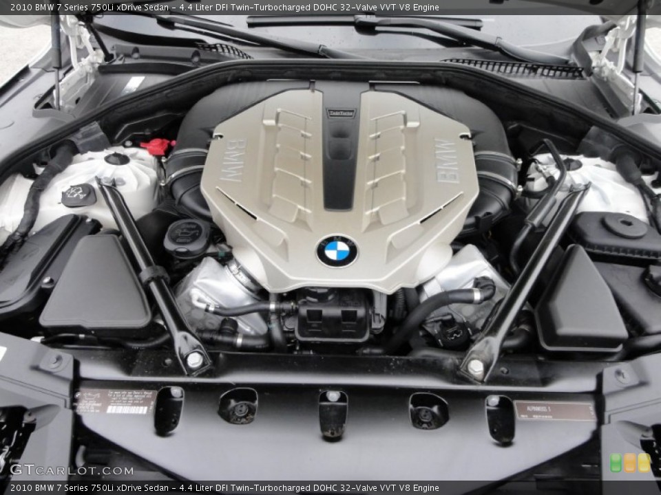 4.4 Liter DFI Twin-Turbocharged DOHC 32-Valve VVT V8 Engine for the 2010 BMW 7 Series #52335117